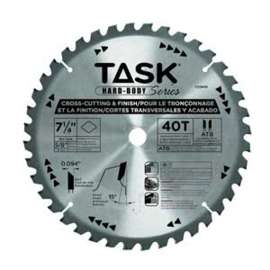 TASK Hardbody T22410 Solid Surface Saw Blade, 10 in Dia, 5/8 in Arbor, 80-Teeth, Carbide Cutting Edge