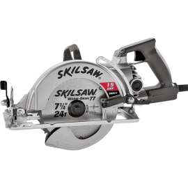 SKIL SPT77W-22 Circular Saw, 15 A, 7-1/4 in Dia Blade, 0.812 in Arbor, 51 deg Bevel