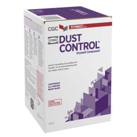 Synko Dust Control 330171 Drywall Compound, Paste, Off White, 15.5 L
