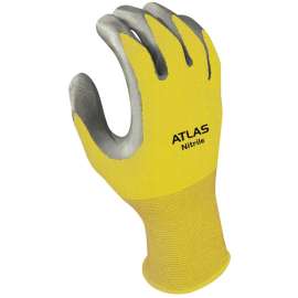 ATLAS 3704CS-06.RT Ergonomic Protective Gloves, S, Knit Wrist Cuff
