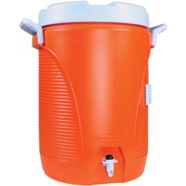 Rubbermaid 1840999 Water Cooler, 5 gal Cooler, Polyethylene, Orange