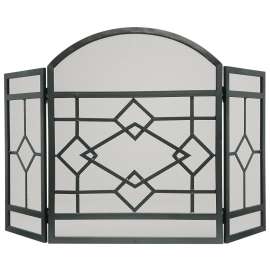 Simple Spaces CPO61153NN 3-Panel Fireplace Screen, Nature