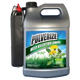 Pulverize PW-B-128-S Ready-to-Use Weed Killer, Liquid, Spray Application, 1 gal