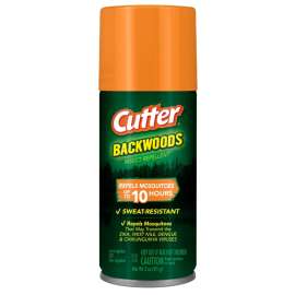 Cutter Backwoods HG-96735 Insect Repellent, Aerosol, DEET, Ethanol, 3 oz Aerosol Can