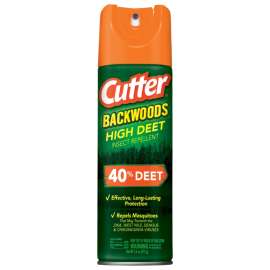 Cutter Backwoods HG-96647 High-Deet Insect Repellent, Aerosol, DEET, Ethanol, 7.5 oz