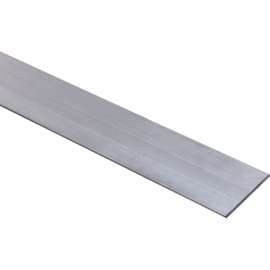 Stanley Hardware 4200BC Series N247-130 Flat Bar, 2 in W, 48 in L, 1/8 in Thick, Aluminum, Mill