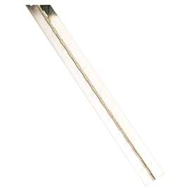 ProSource Continuous Hinge, 180 deg, Steel, Bright Nickel, 1.5 in x 48 in