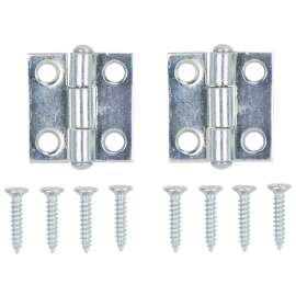 ProSource LR-047-PS Cabinet Hinge, Steel, Zinc, Fixed Pin, 180 deg Range of Motion, Full Mortise Mounting, 7 (Pair) lb