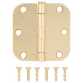 ProSource LR-703-PS Door Hinge, Steel, Satin Bronze, Loose Pin, 180 deg Range of Motion, Screw Mounting