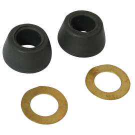 Plumb Pak PP810-31 Cone Washer and Ring, 3/8 in ID x 23/32 in OD Dia, For: Faucet, Ballcock Nut