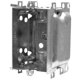 HUBBELL 1304LHUBAR Device Box, 1 -Gang, Metal