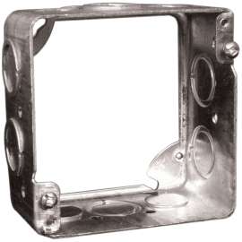HUBBELL 53151KBAR Extension Ring, 1/2 in Knockout, Metal, Ceiling, Wall Mounting