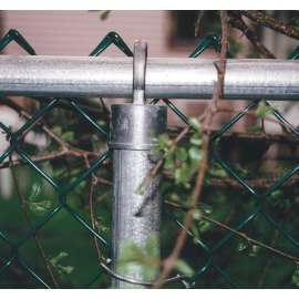 Acculink CVG2160 Chain-Link Fence, 11 ga Mesh Wire, 60 in x 50 ft Mesh, Metal/Vinyl Mesh, Green
