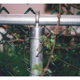 Acculink CVG1160 Chain-Link Fence, 11 ga Mesh Wire, 60 in x 50 ft Mesh, Metal/Vinyl Mesh, Green