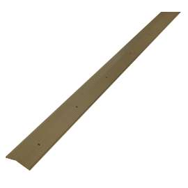 M-D 43381 Carpet Trim, 36 in L, 2 in W, Flooring Surface, Antique Brass
