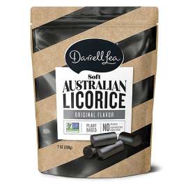 Darrell Lea DLOB8 Candy, Licorice Flavor, 7 oz Bag