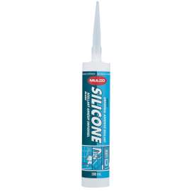 Mulco 111010 Universal Silicone Sealant, White, -4 to 122 deg F, 300 mL Cartridge