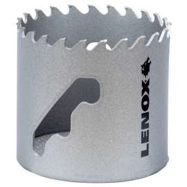 Lenox Speed Slot LXAH3218 Hole Saw, 2-1/8 in Dia, Carbide Cutting Edge