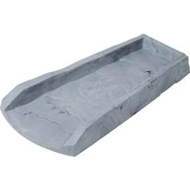 Amerimax 3004-12/3014-12 Splash Block, 24 in L, 11-1/2 in W, Polypropylene, Slate Gray