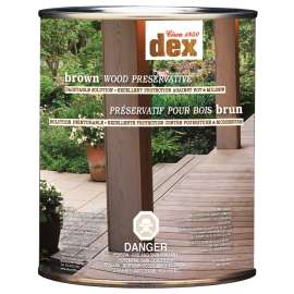 Circa 1850 DEX 230201 Wood Preservative, Brown, 1 qt