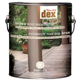 Circa 1850 DEX 230204 Wood Preservative, Brown, 1 gal