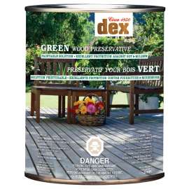 Circa 1850 DEX 230001 Wood Preservative, Green, 1 qt