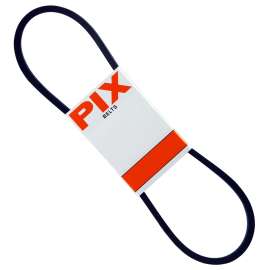 PIX B79/5L820 V-Belt, Molded Cog, 21/32 in W, 3/8 in Thick, Black