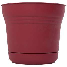 Bloem Saturn SP1212 Planter, 10.8 in W, Polypropylene, Union Red