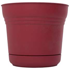 Bloem Saturn SP1412 Planter, 12.8 in W, Plastic, Union Red