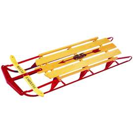 PARICON 1060 Flyer Snow Sled, Flexible, 5-Years Old Capacity, Steel, Red