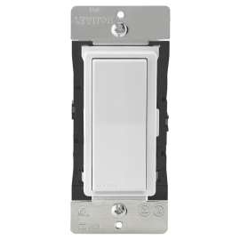 Leviton Digital Rocker Dimmer Switch, 120 VAC, 15 A, 60 Hz, 1 Poles, 3 Ways, LED Lamp