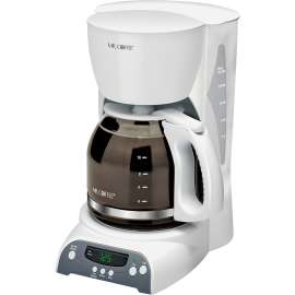 Mr. Coffee SKX20-RB Coffee Maker, 12 Cups Capacity, 900 W, White