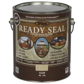 Ready Seal 100 Stain and Sealer, Clear, 1 gal, Can