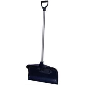 RUGG 34PD-S Snow Pusher, 20 in W Blade, Steel Handle