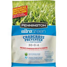 Pennington Ultragreen 100519559 Crabgrass Preventer and Fertilizer, 12 lb Bag