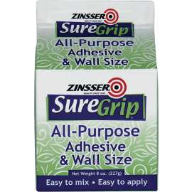 ZINSSER 62008 Wallpaper Adhesive White, White, 8 oz Container
