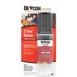 Devcon 31345 Epoxy, Liquid, Amber, 0.84 fl-oz Syringe
