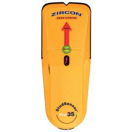 Zircon 69580 Stud Sensor Pro35, 9 V Battery, 3/4 in D Detection, Detectable Material: Metal, Wood