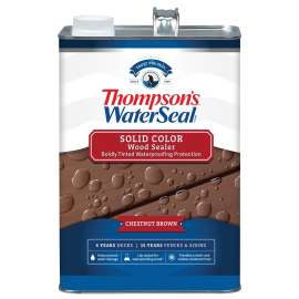 Thompson's WaterSeal TH.093301-16 Waterproofing Stain, Chestnut Brown, 1 gal
