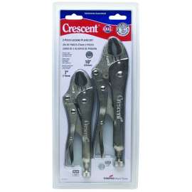 Crescent CLP2SETN Compound Action, Locking Plier Set, Steel, Nickel