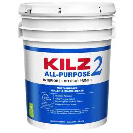 Kilz 20000 Sealer and Primer, White, 5 gal, Pail