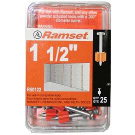 Ramset R50122 Pin Drive, 0.145 in Dia Shank