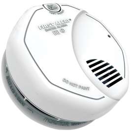 FIRST ALERT 1039842 Smoke and Fire Alarm with Battery, Lithium-Ion Battery, Ionization, Photoelectric Sensor, 85 dB