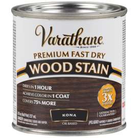 VARATHANE 262029 Wood Stain, Kona, Liquid, 0.5 pt, Can