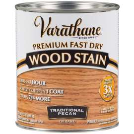 VARATHANE 262013 Wood Stain, Traditional Pecan, Liquid, 1 qt, Can