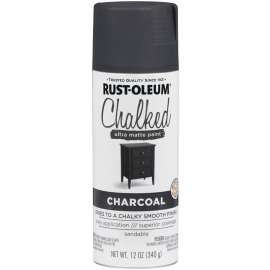 RUST-OLEUM 302590 Ultra Matte Spray Paint, Ultra Matte, Charcoal, 12 oz, Aerosol Can