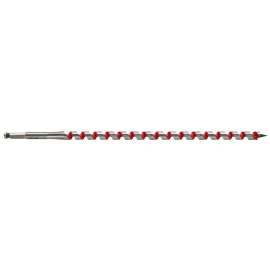 Milwaukee 48-13-5560 Ship Auger Bit, 9/16 in Dia, 18 in OAL, Spiral Flute, 7/16 in Dia Shank, Hex Shank