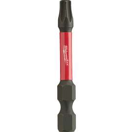 Milwaukee SHOCKWAVE 48-32-4785 Power Bit, T25 Drive, Torx Drive, 1/4 in Shank, Hex Shank, 2 in L, Steel