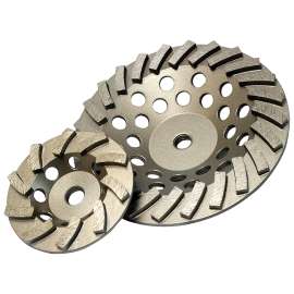 DIAMOND PRODUCTS 22419 Cup Grinder, 4 in Dia, 1/8 in Thick, 5/8-11 in Arbor, Diamond Abrasive