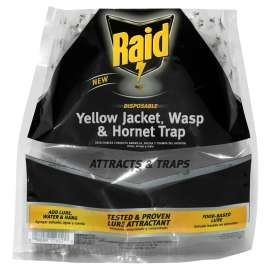 RAID WASPBAG-RAID Yellow Jacket/Wasp and Hornet Trap, Liquid, Fruit